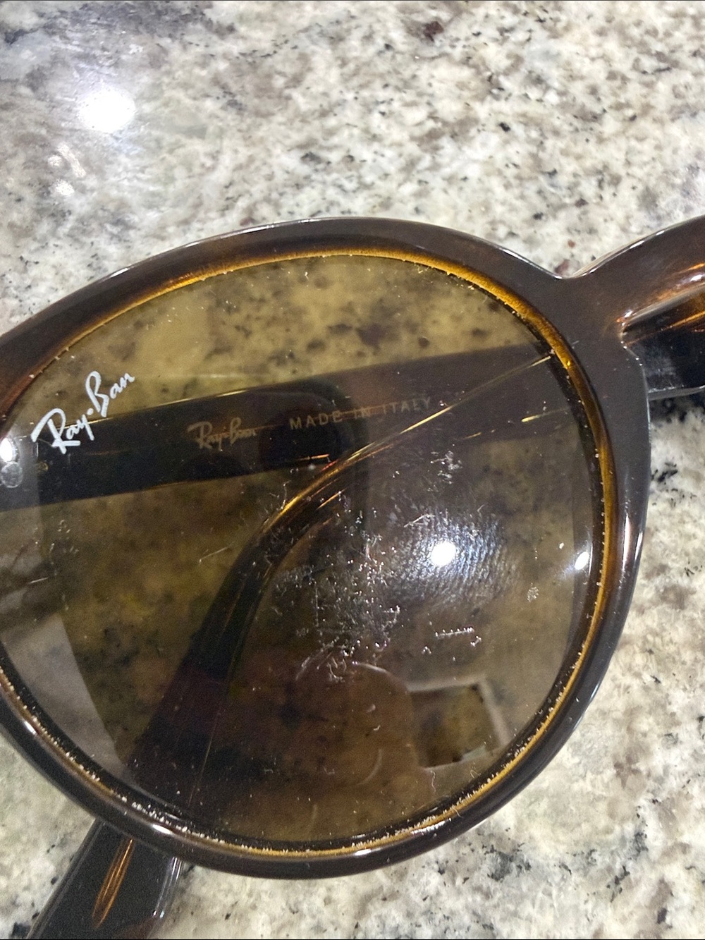 Ray-Ban Brown Tortoiseshell Frame Sunglasses with Brown Lenses - Picture 3 of 7